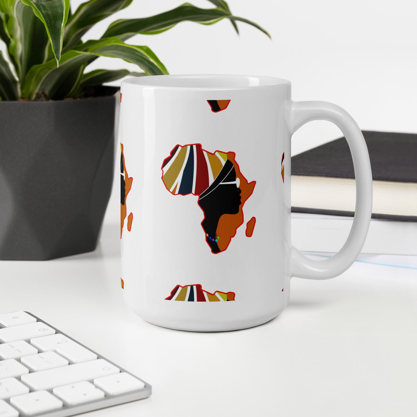 Abi Eso Accessories White glossy mug