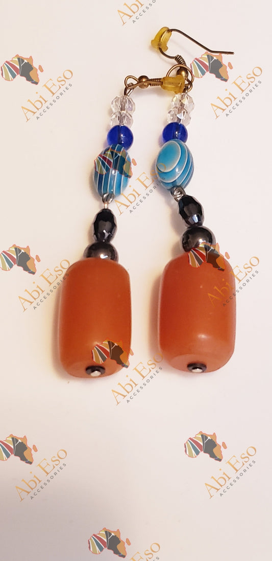 African-inspired Multi-media earrings