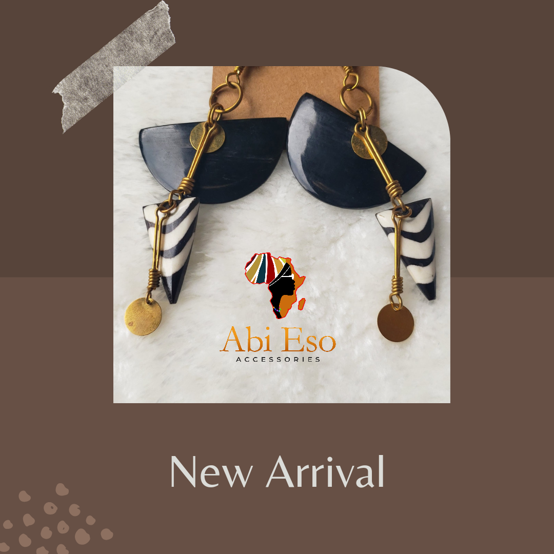 Kenyan Bone and Horn  Earrings 🇰🇪