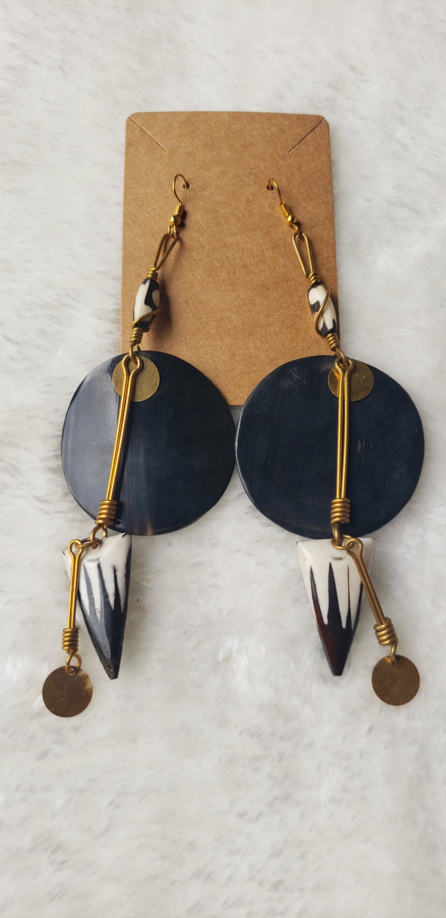 Kenyan Bone and Horn  Earrings 🇰🇪