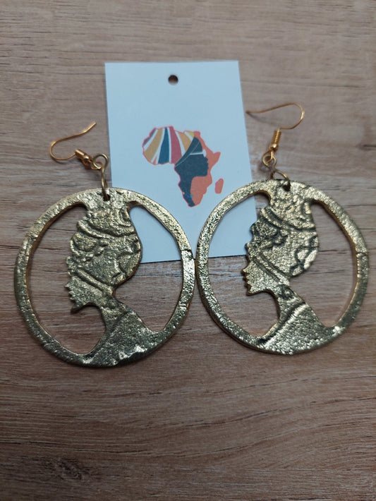 Pure Brass Earrings -Kenya🇰🇪