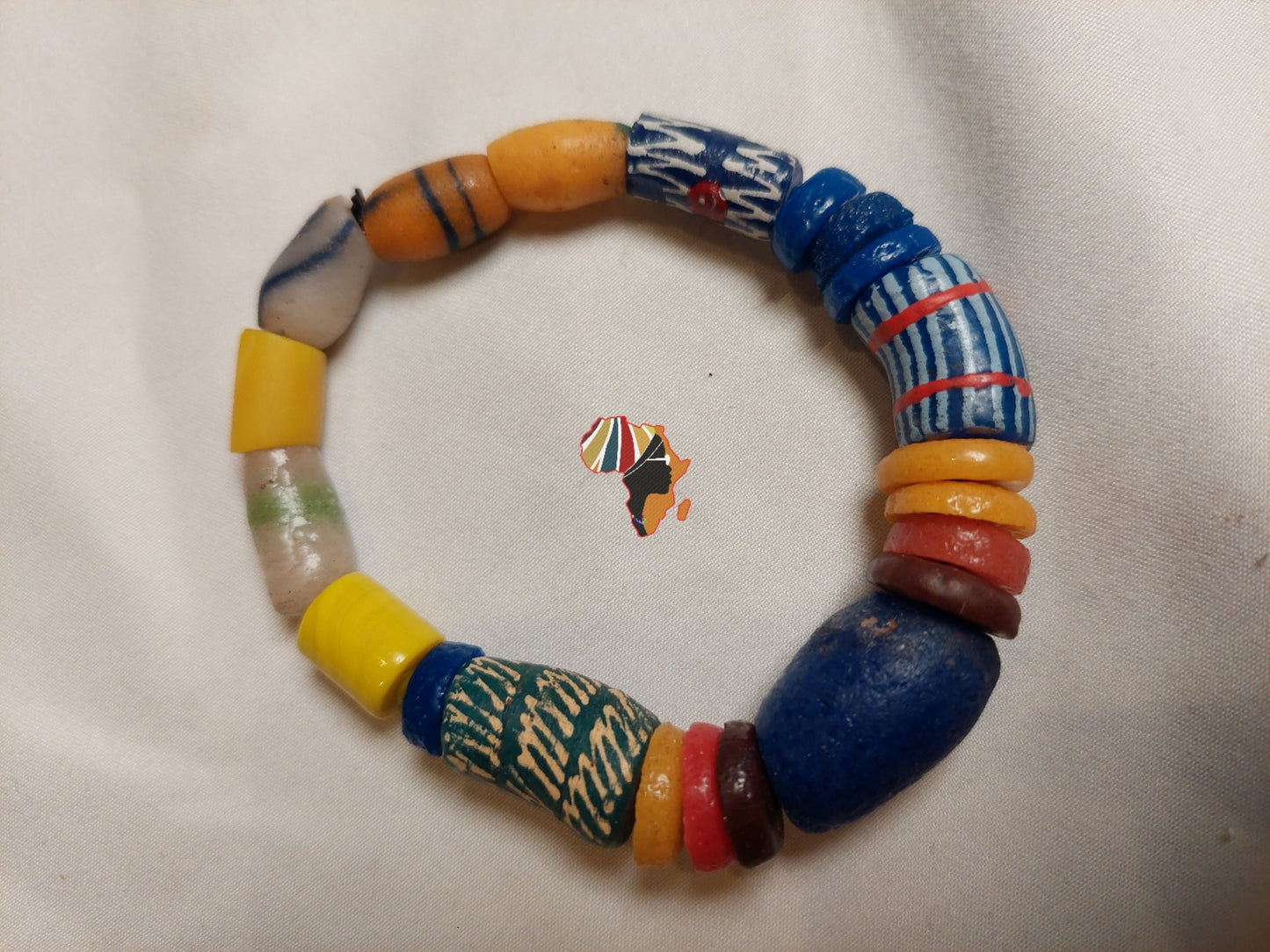 Ghana Trade Beads Bracelet