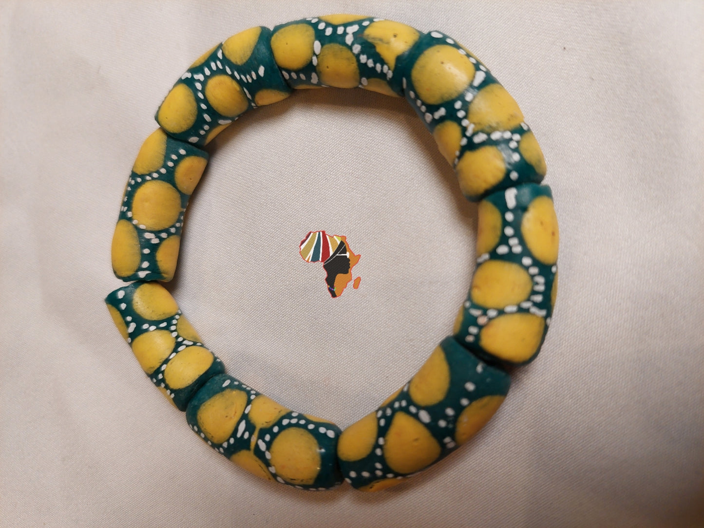 Ghana Trade Beads Bracelet