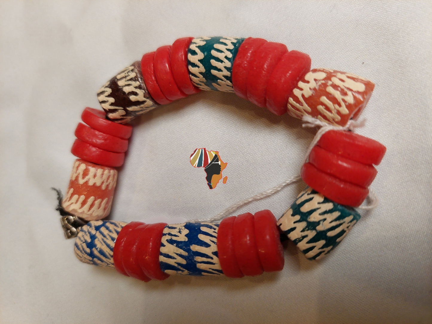 Ghana Trade Beads Bracelet