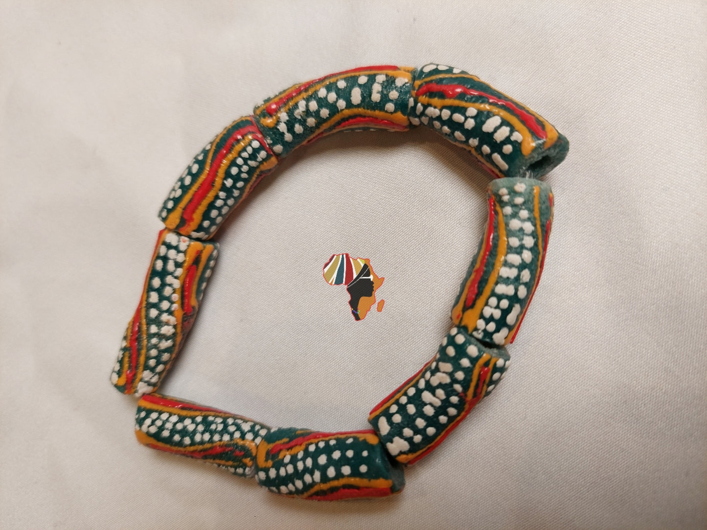 Ghana Trade Beads Bracelet