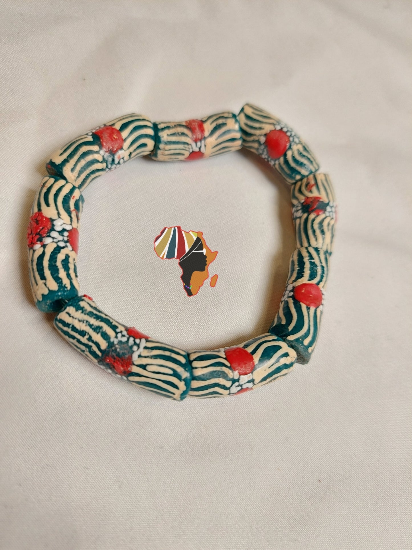 Ghana Trade Beads Bracelet