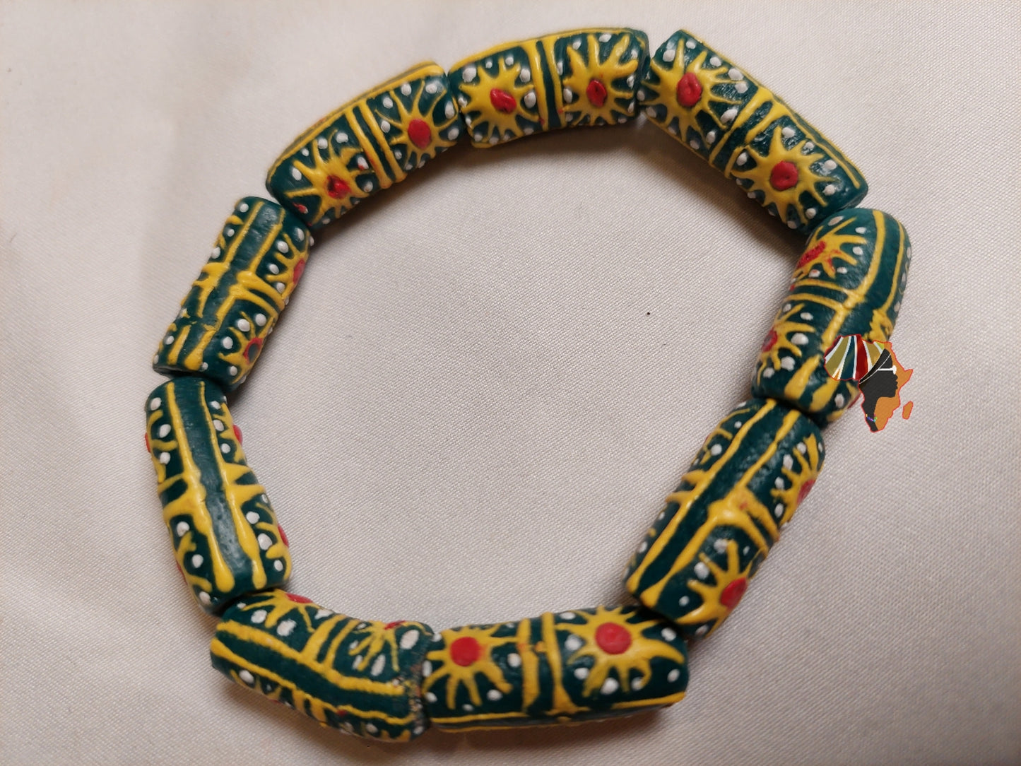 Ghana Trade Beads Bracelet