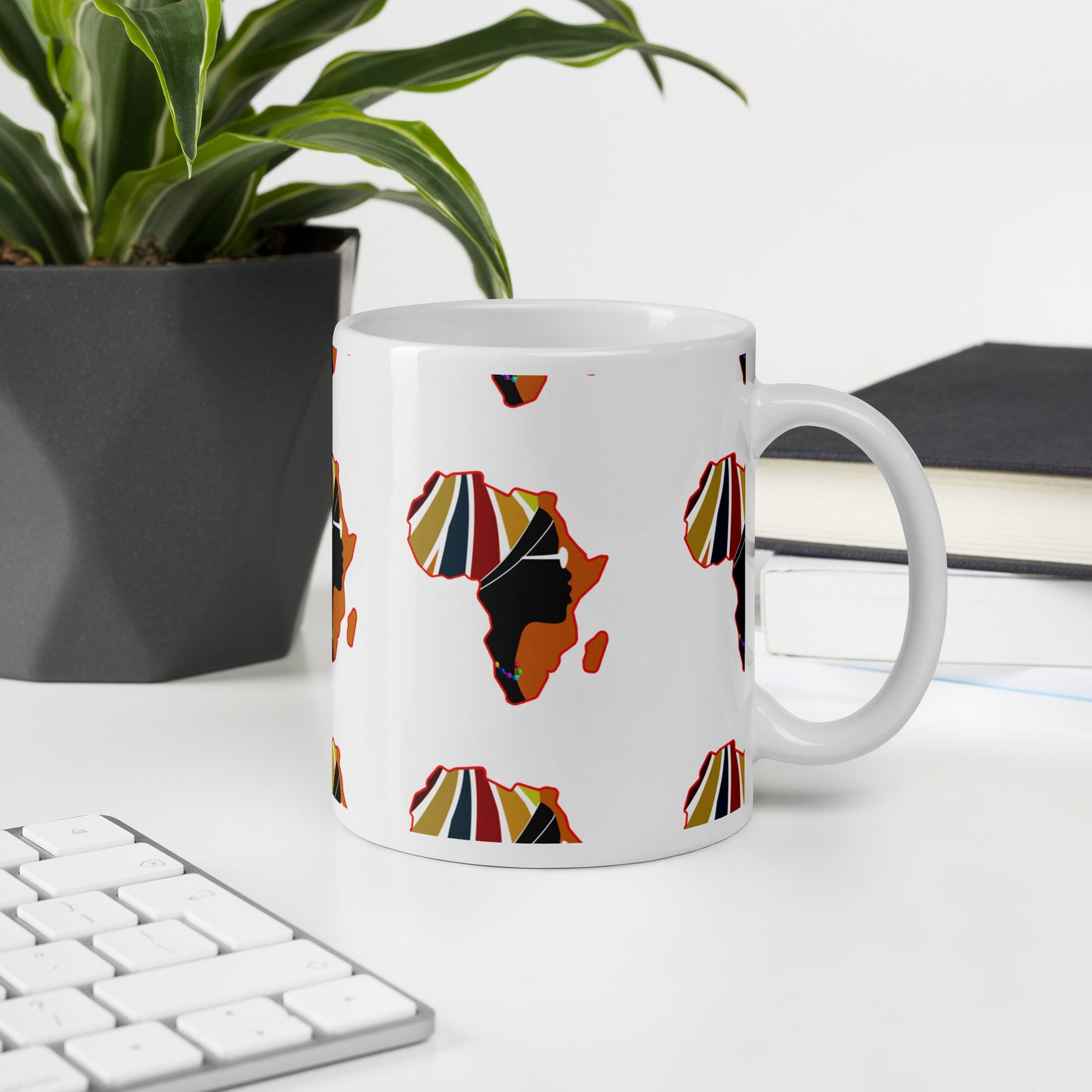 Abi Eso Accessories White glossy mug